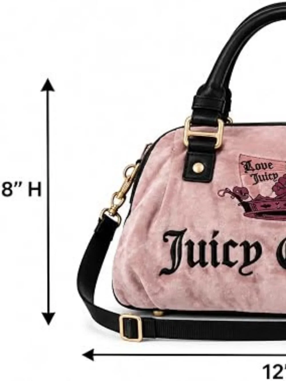 Juicy Couture Juicy Crown Crossbody Satchel Bag
